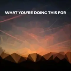 Обложка трека What you're doing this for
