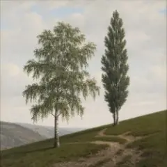 Обложка трека Берёза и тополь