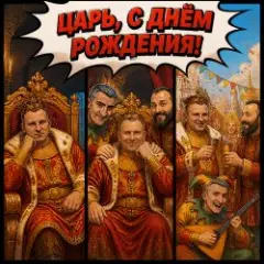 Обложка трека С Днём Царя